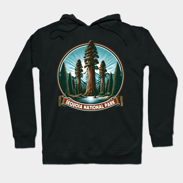 Sequoia National Park - Majestic Redwoods Nature Hoodie by Mr A.B